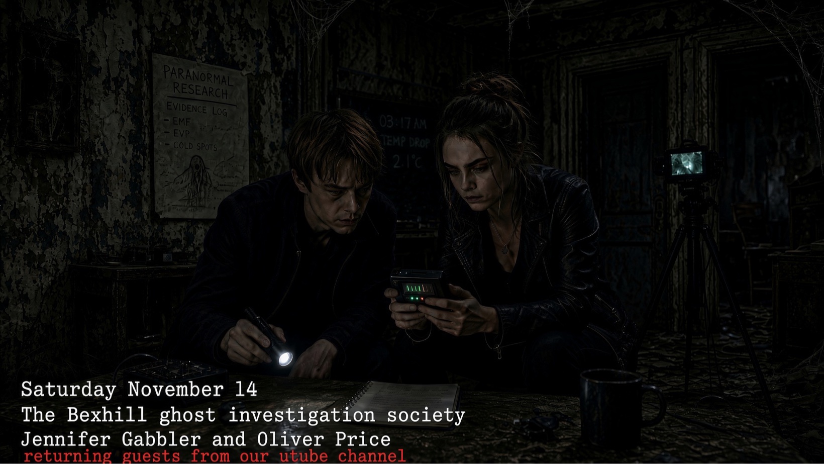 The Bexhill Ghost Investigation Society — Jennifer Gabbler and Oliver Price